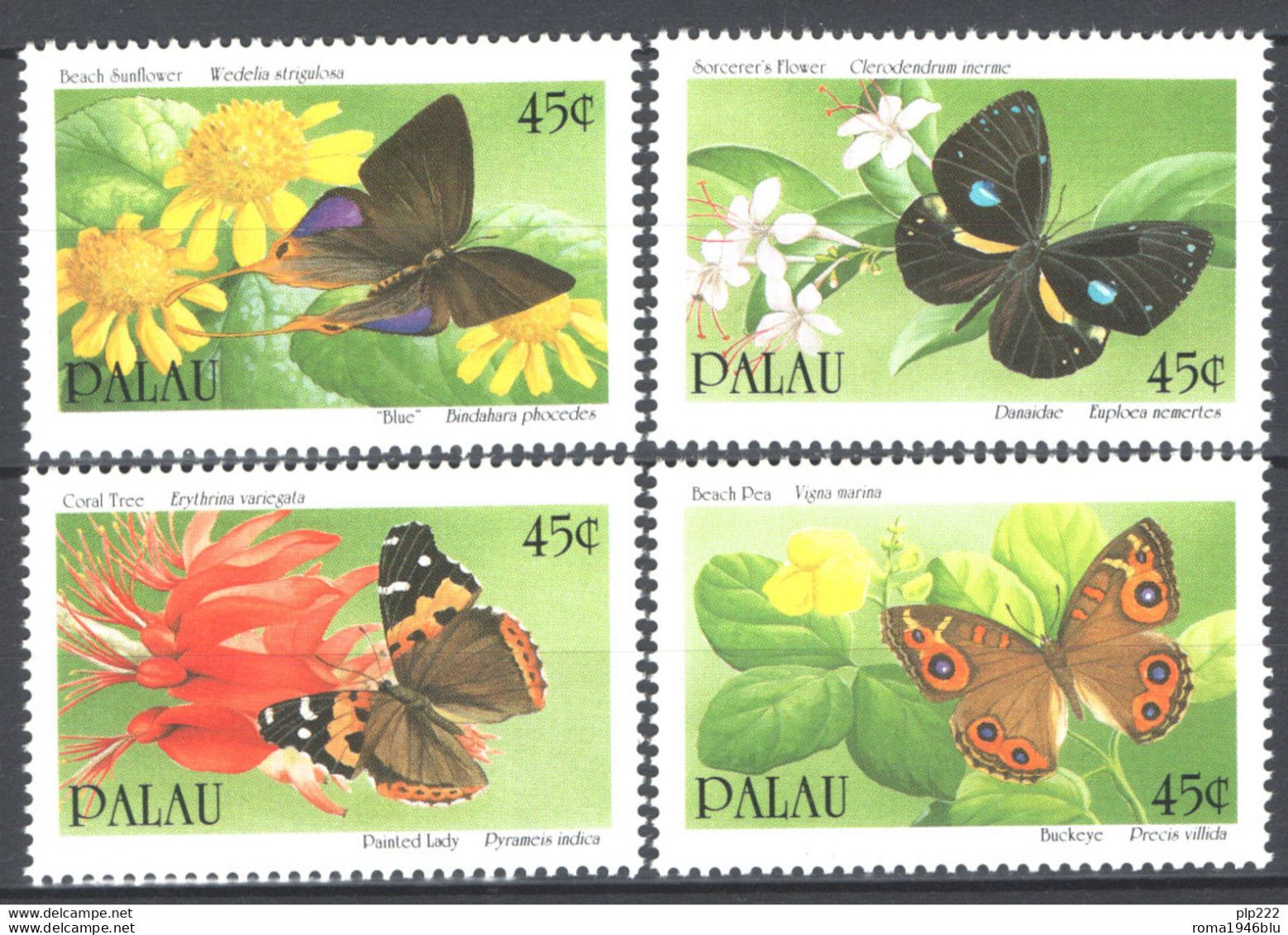 Palau 1990 Y.T.325/28 **/MNH VF - Palau