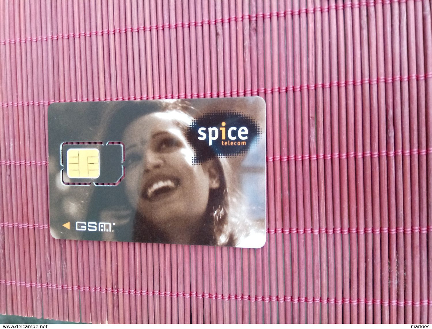 GSM Card India Spice 2 Photos Mint Rare ! - Inde