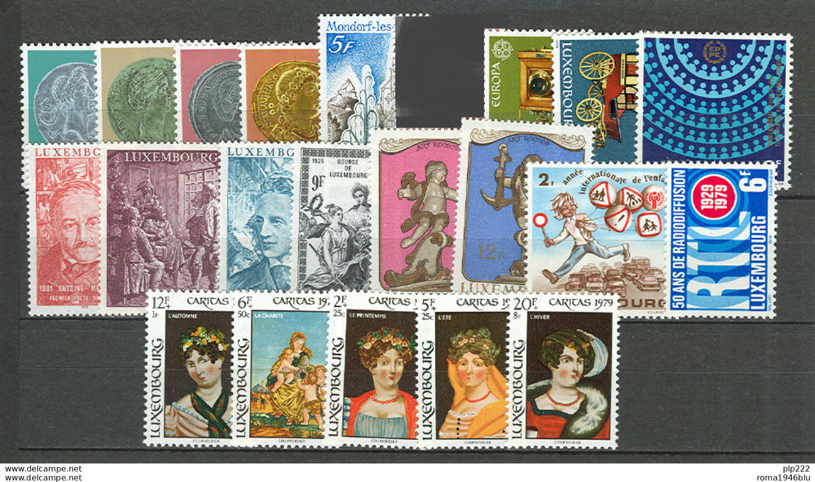 Lussemburgo 1979 Annata Quasi Completa / Almost Complete Year **/MNH VF - Ganze Jahrgänge