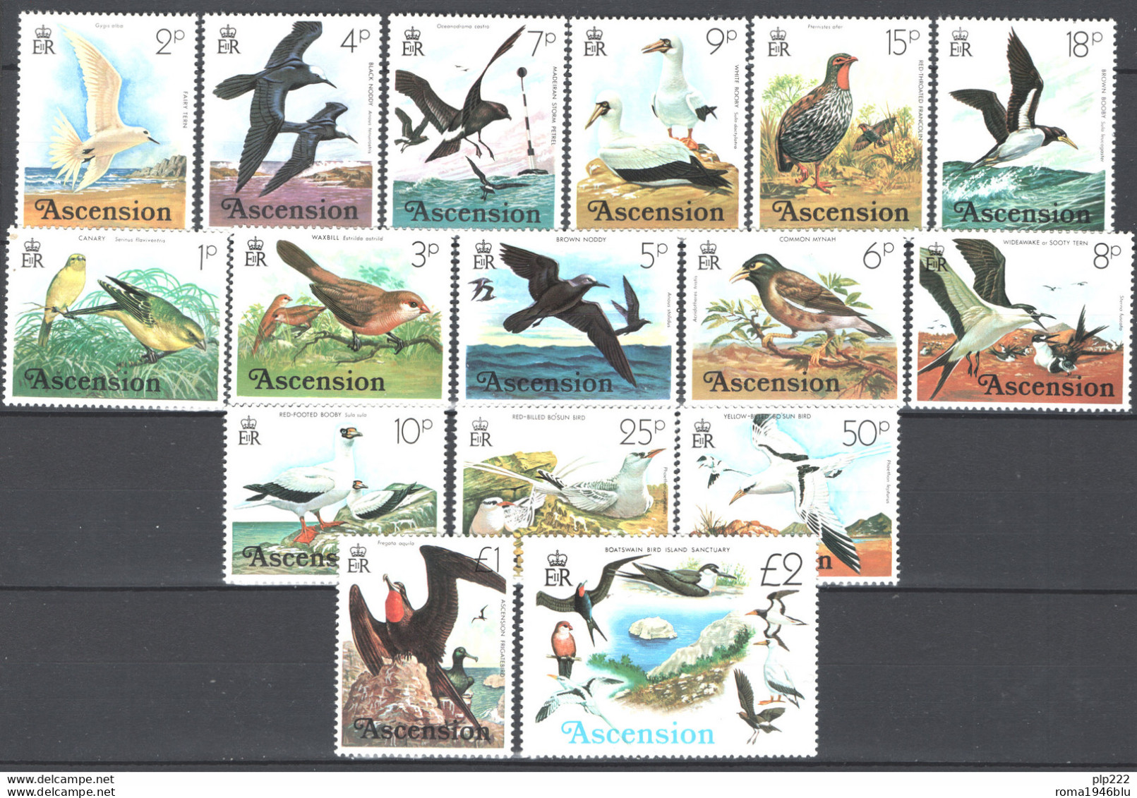 Ascension 1976 Y.T.197/212 **/MNH VF - Ascension (Ile De L')