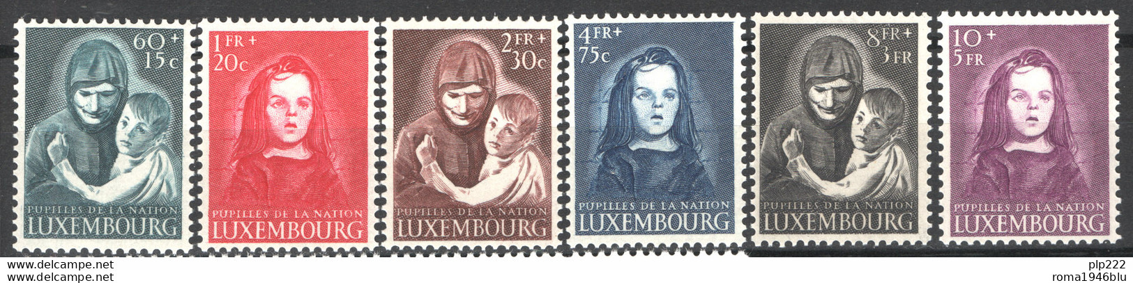 Lussemburgo 1950 Unif.433/38 **/MNH VF - Unused Stamps