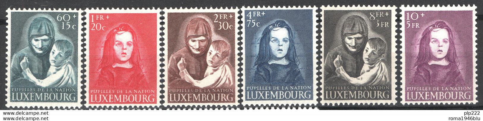 Lussemburgo 1950 Unif.433/38 **/MNH VF - Nuovi