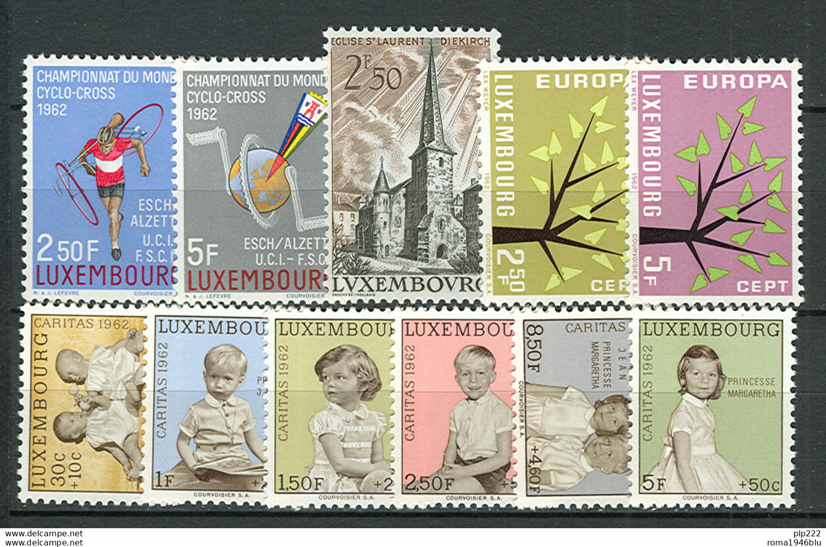 Lussemburgo 1962 Annata Completa / Complete Year **/MNH VF - Années Complètes