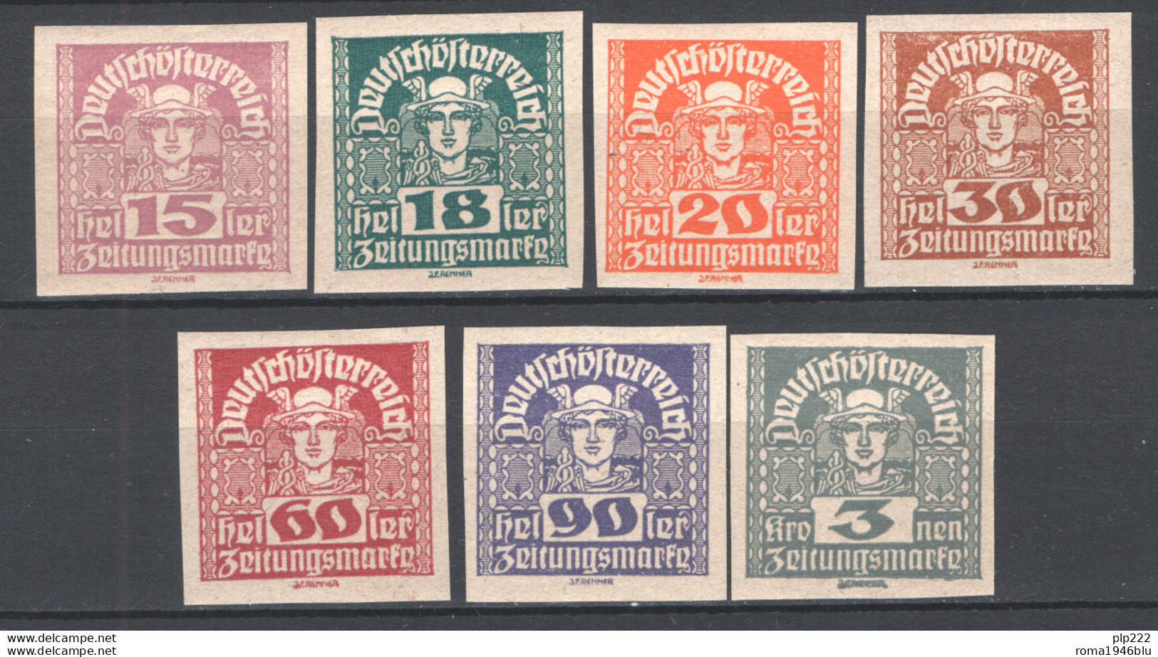 Austria 1920 Giornali Unif.44A/54A **/MNH VF - Journaux