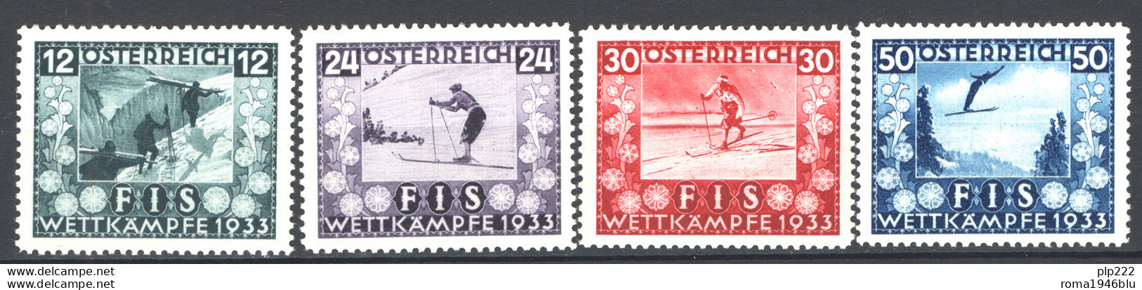 Austria 1933 Unif.426/29 **/MNH VF - Nuovi