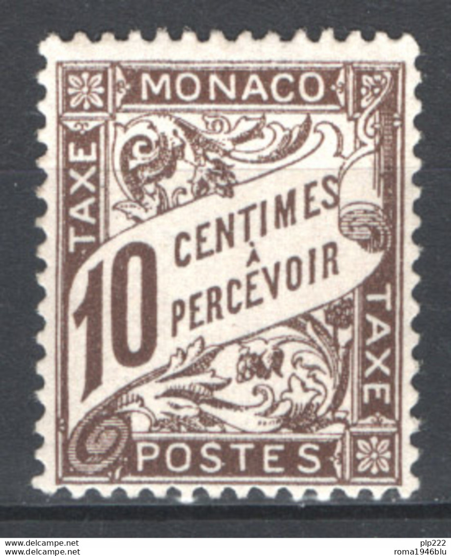 Monaco 1905 Segnatasse Unif. 4 */MVLH VF - Postage Due