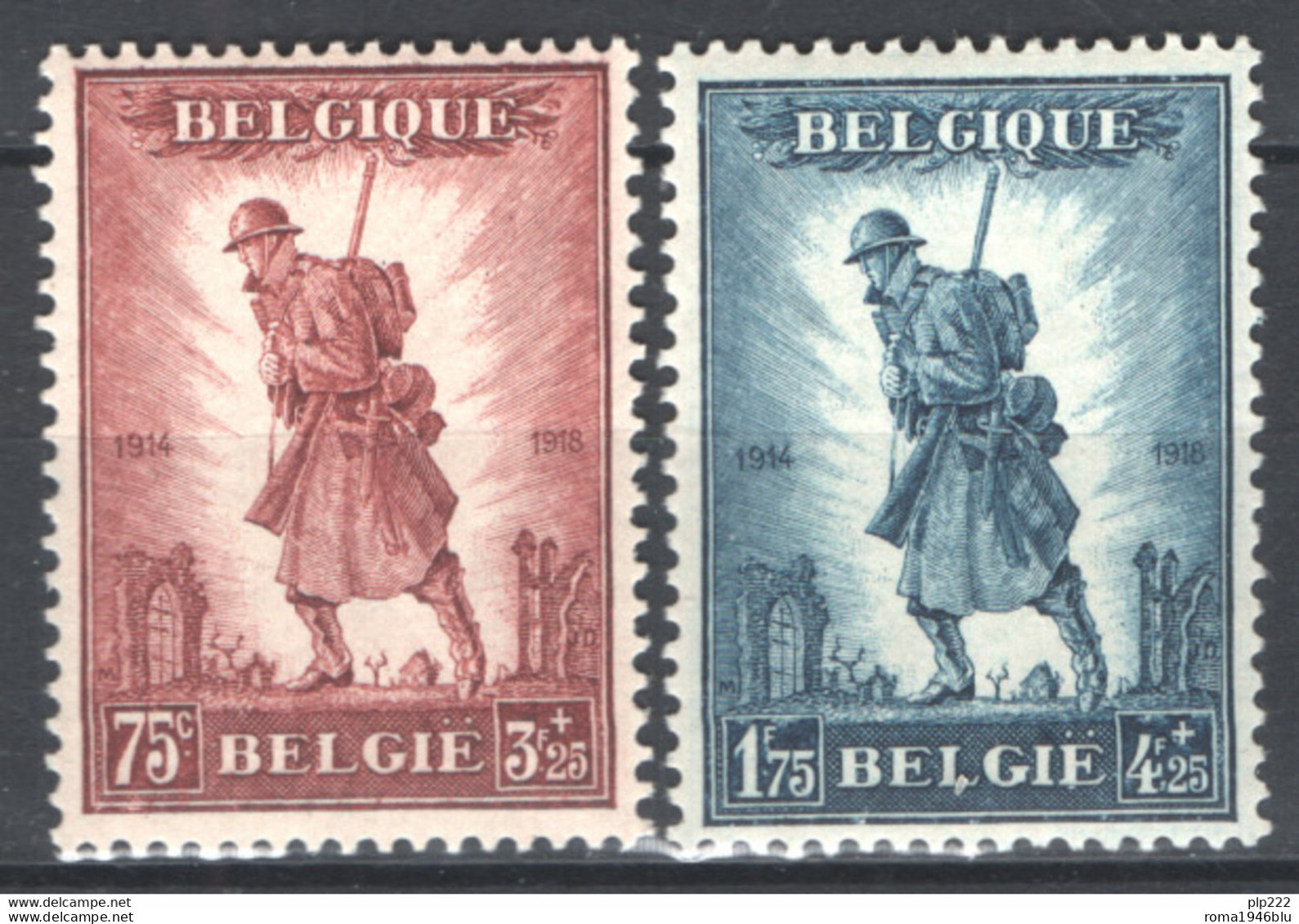 Belgio 1932 Unif.351/52 **/MNH VF/F - Neufs