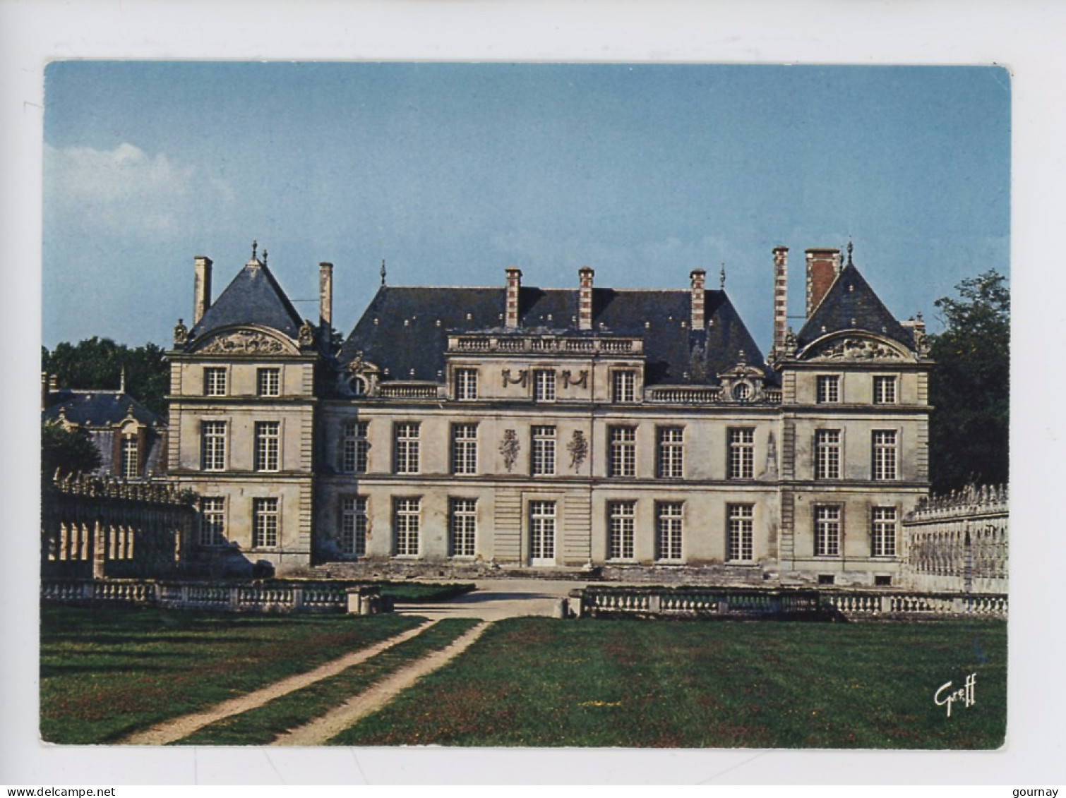 Raray (oise) Le Château Façade Est (cp Vierge N°602/1 Greff) Côté Parc - Raray