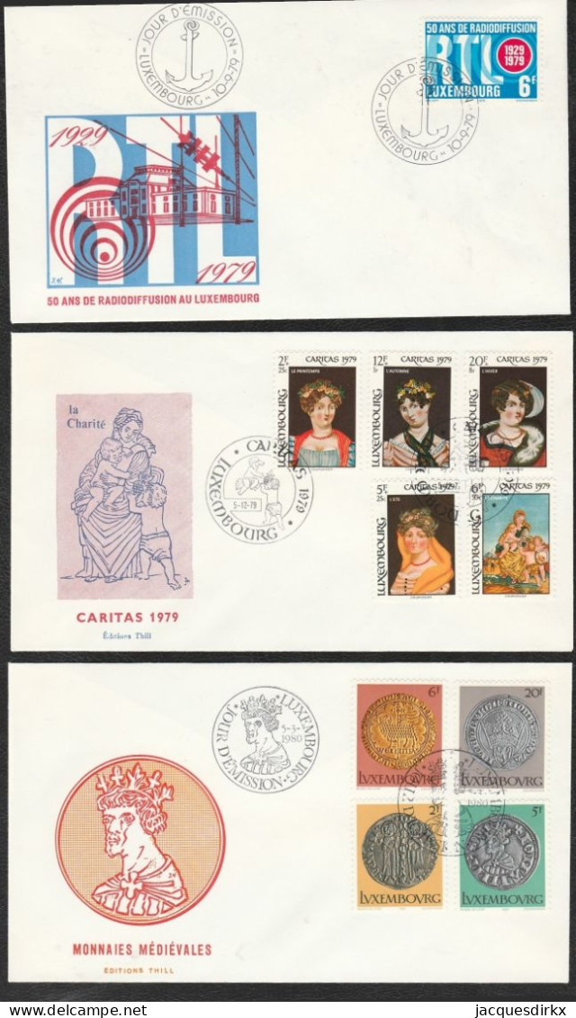 Luxembourg    .   18  FDC 's   (6 Scans)     .     O    .   Oblitéré - FDC