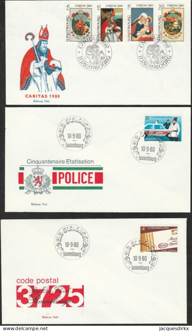 Luxembourg    .   18  FDC 's   (6 Scans)     .     O    .   Oblitéré - FDC