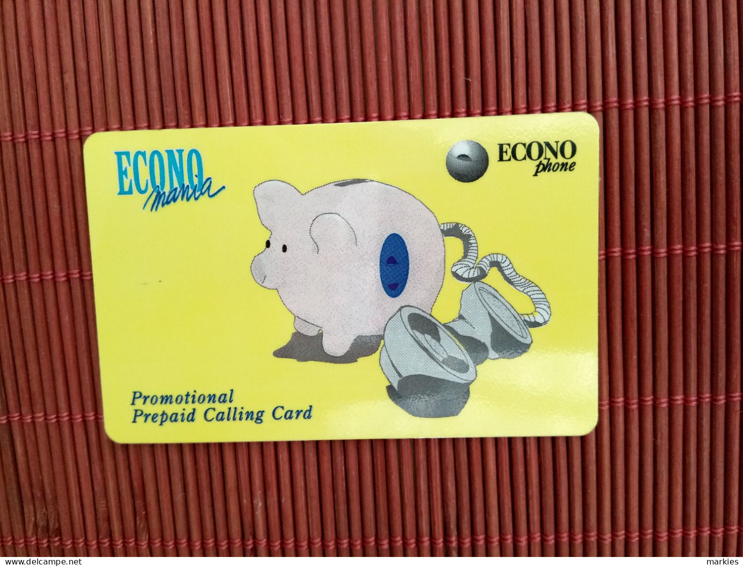 Econo Phone Promo Used 2 Scans Rare - [2] Prepaid & Refill Cards
