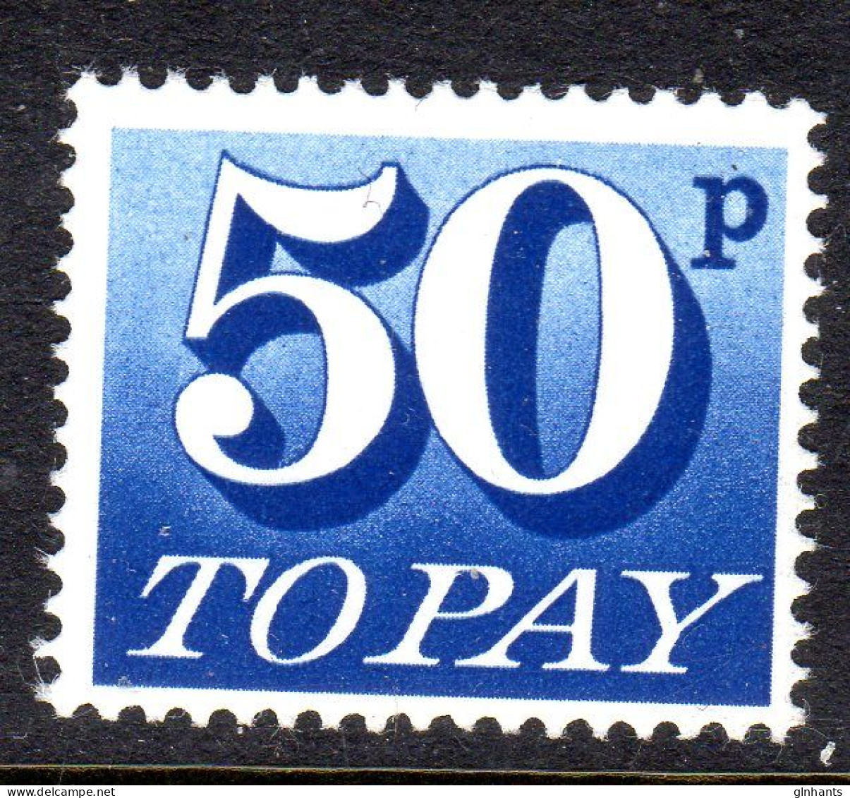 GREAT BRITAIN GB - 1970 POSTAGE DUE 50p STAMP FINE MNH ** SG D60 - Postage Due