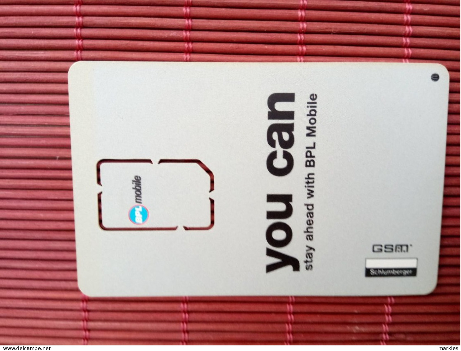 GSM Card India BPL Mobile 2 Photos Mint Rare ! - India