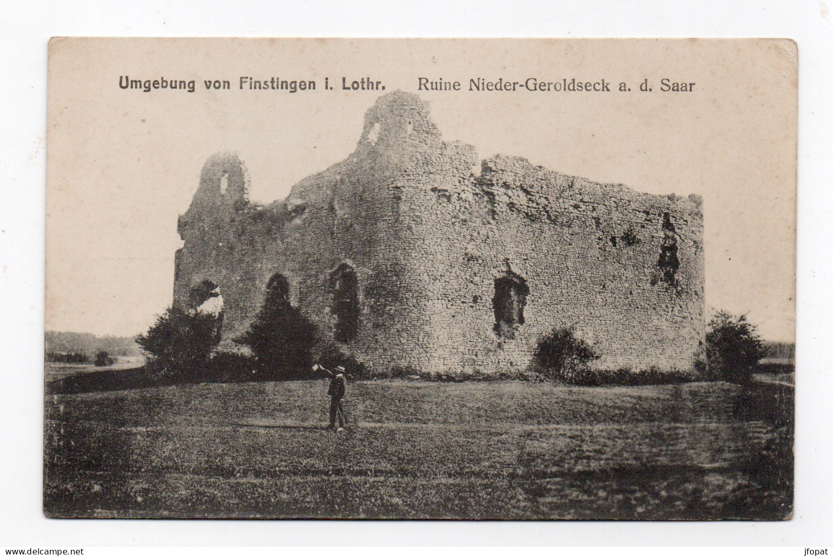 57 MOSELLE - FENETRANGE Ruine Nieder-Geroldseck (voir Description) - Fénétrange