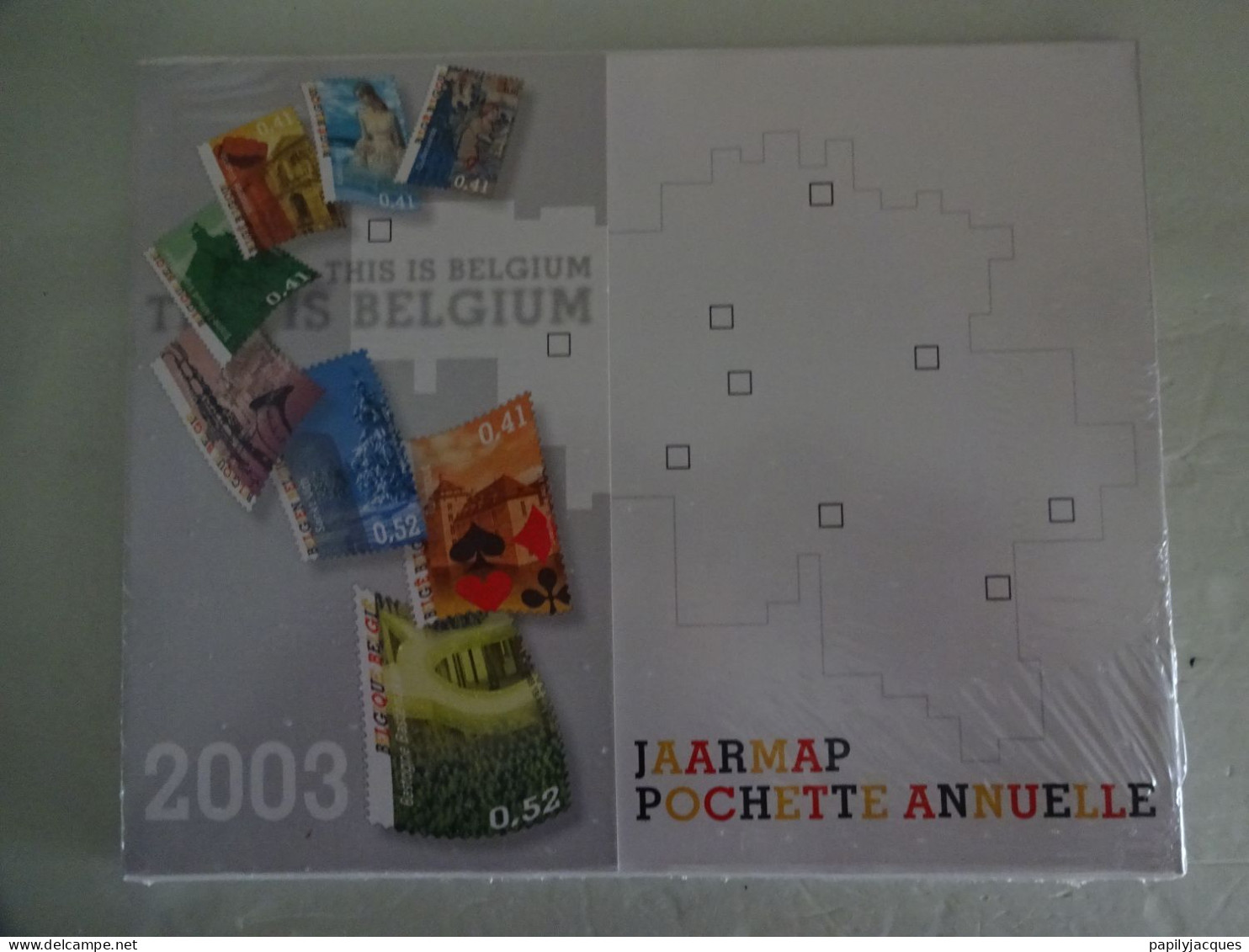 Timbres Belgique Annee 2003 Pochette Complete Non Ouverte Collection - Full Years