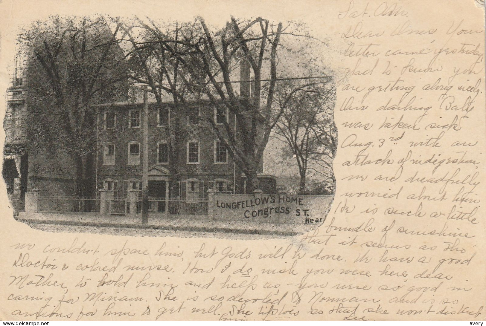 Longfellow's Home, Portland, Maine - Portland