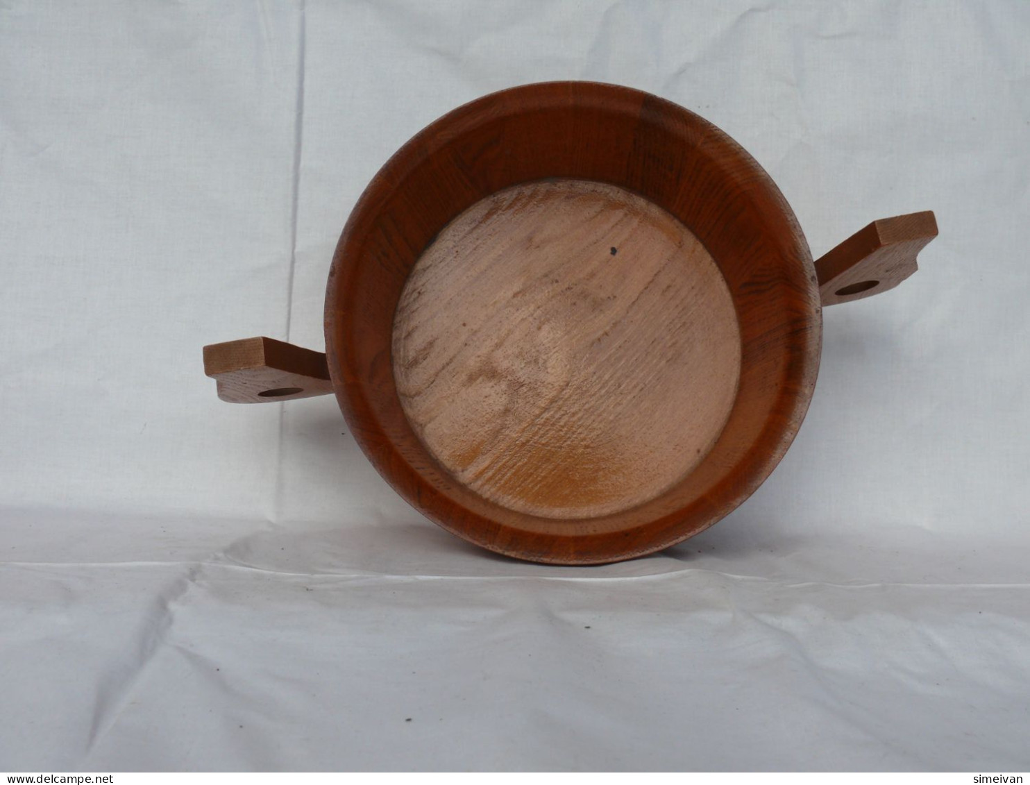 Beautiful Vintage Wooden Bowl #1847 - Teller