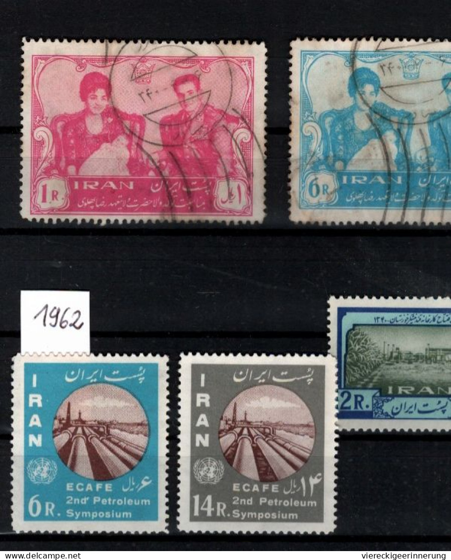 ! 1960-1962 Lot Of 55 Stamps From Persia, Persien, Iran - Irán
