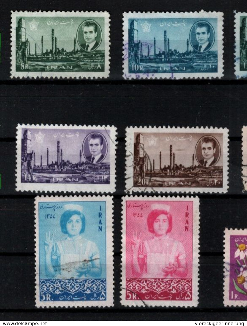 ! 1965-1966 Lot of 68 stamps from Persia, Persien, Iran