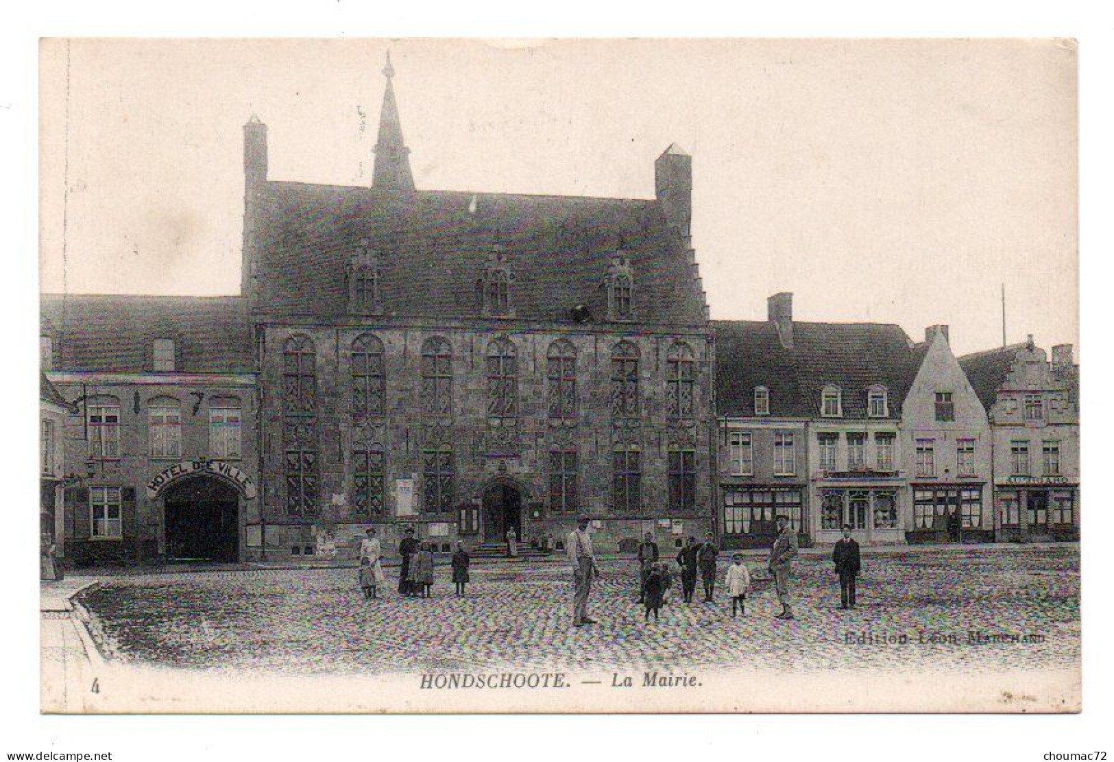 (59) 698, Hondschoote, Marchand, La Mairie - Hondshoote