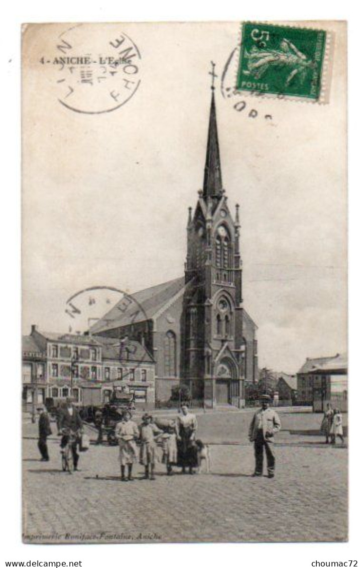 (59) 521, Aniche, Boniface Fontaine 4, L'Eglise, état - Aniche