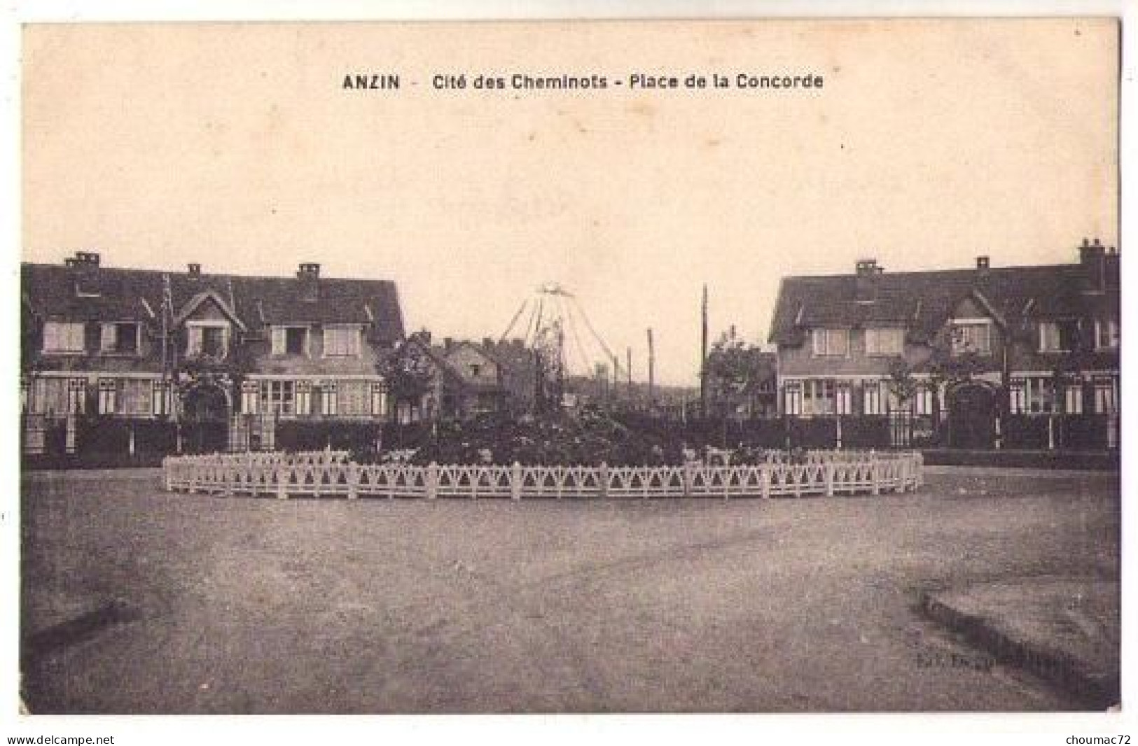 (59) 398, Anzin, Deguise, Cité Des Cheminots, Place De La Concorde - Anzin