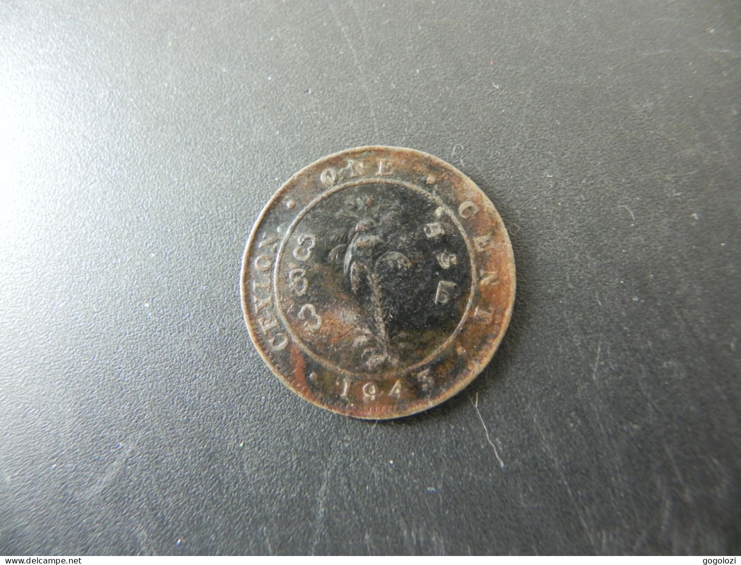 Ceylon 1 Cent 1943 - Sri Lanka