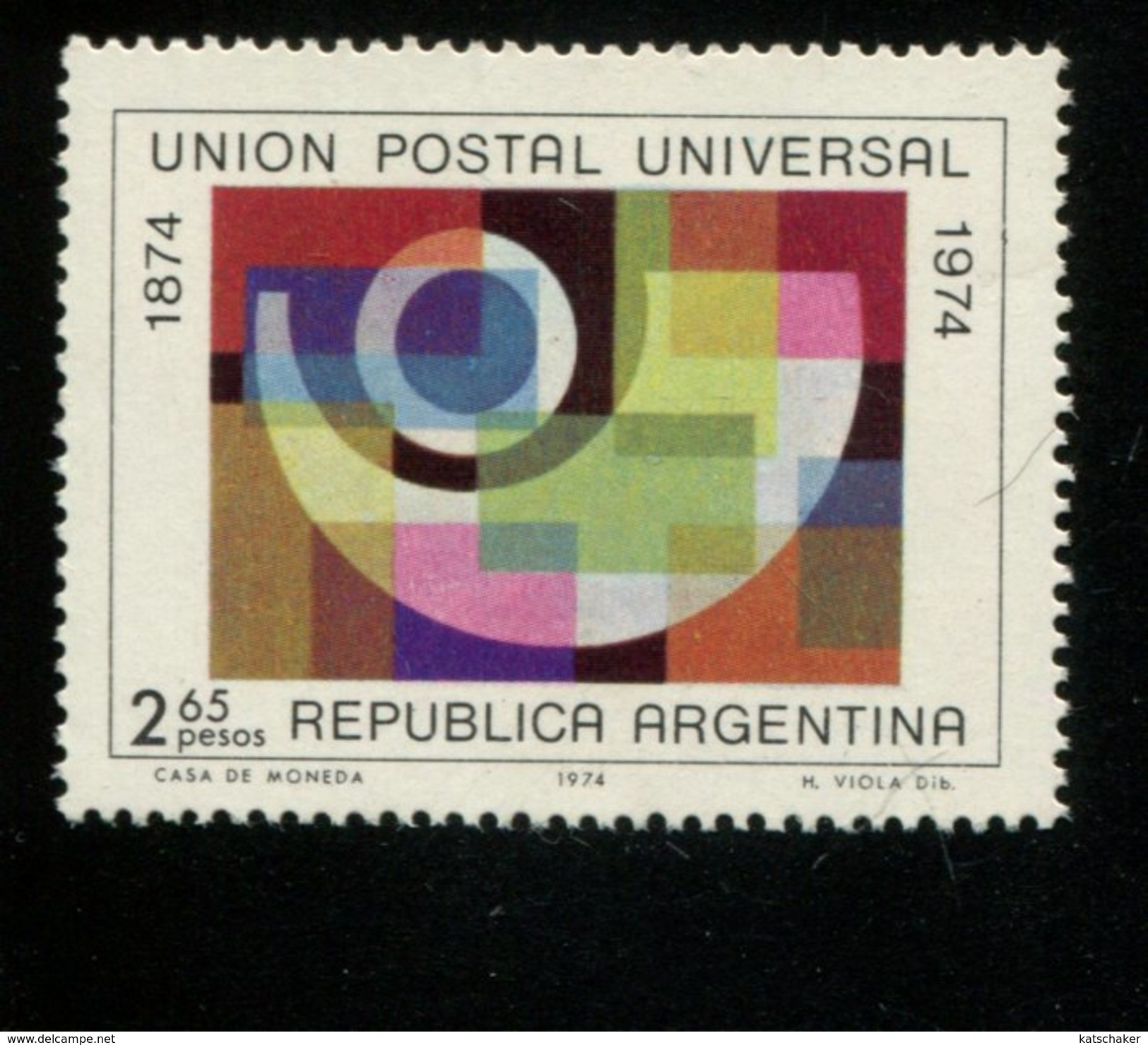 1878157563 ARGENTINIE DB 1974 POSTFRIS MINTNEVER HINGED POSTFRIS NEUF YVERT 989 - Ongebruikt