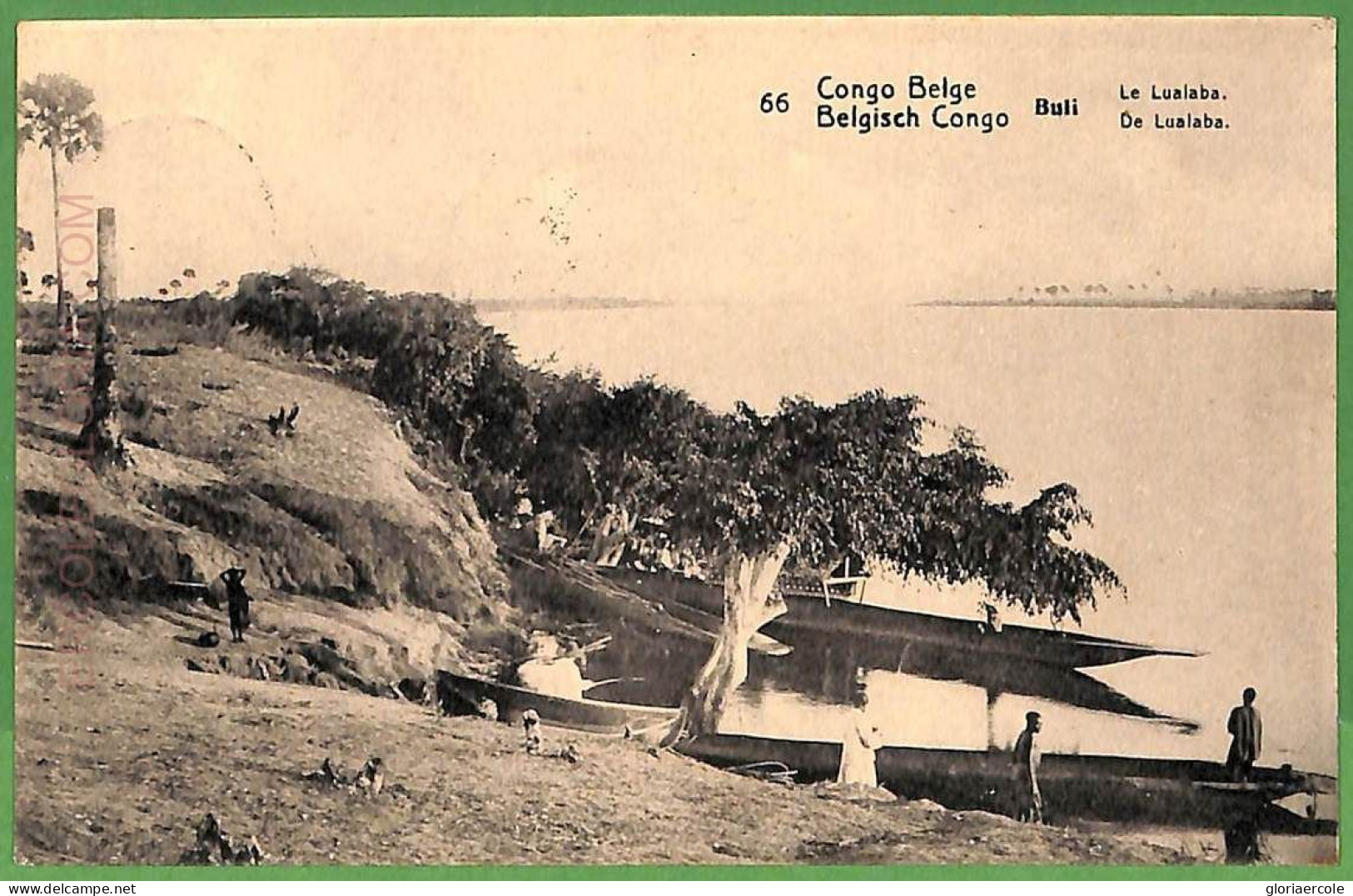 Af3705 - CONGO BELGE - POSTAL HISTORY - Stationery Card ROWING Canoes - 1913 - Canoe