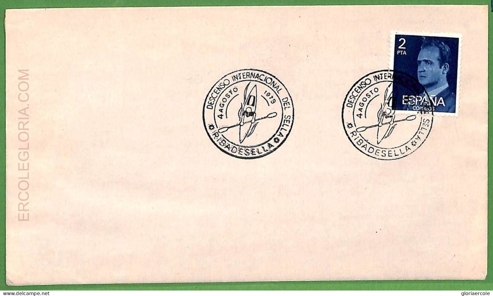 Af3730 - SPAIN - POSTAL HISTORY -  COVER - ROWING Canoes - 1979 - Canoe