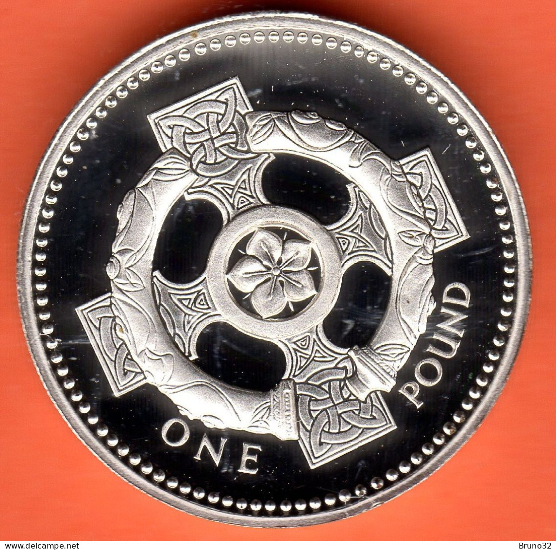 Gran Bretagna - GB - 1 ONE POUND - 1996 - Silver PROOF FDC/UNC - Come Da Foto (Senza Confezione) - 1 Pond