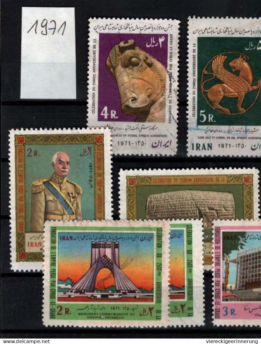 ! 1971 Lot Of 27 Stamps From Persia, Persien, Iran - Iran