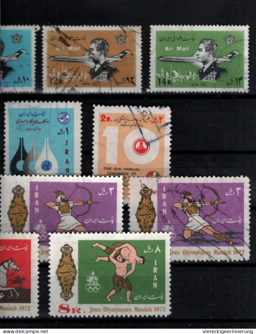! 1972 Lot Of 48 Stamps From Persia, Persien, Iran - Irán
