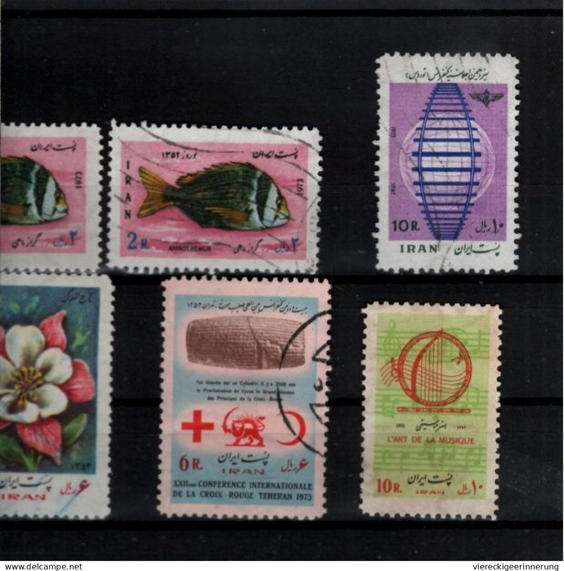 ! 1973 Lot Of 11 Stamps From Persia, Persien, Iran - Iran