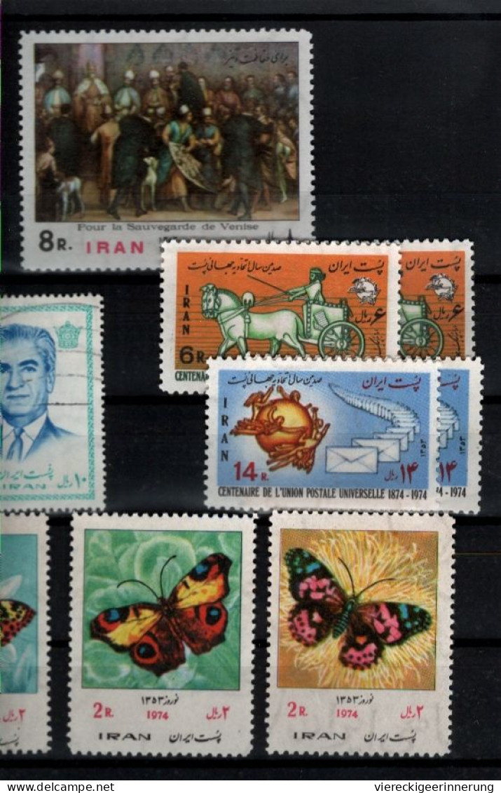 ! 1974-1976 Lot Of 59 Stamps From Persia, Persien, Iran - Iran