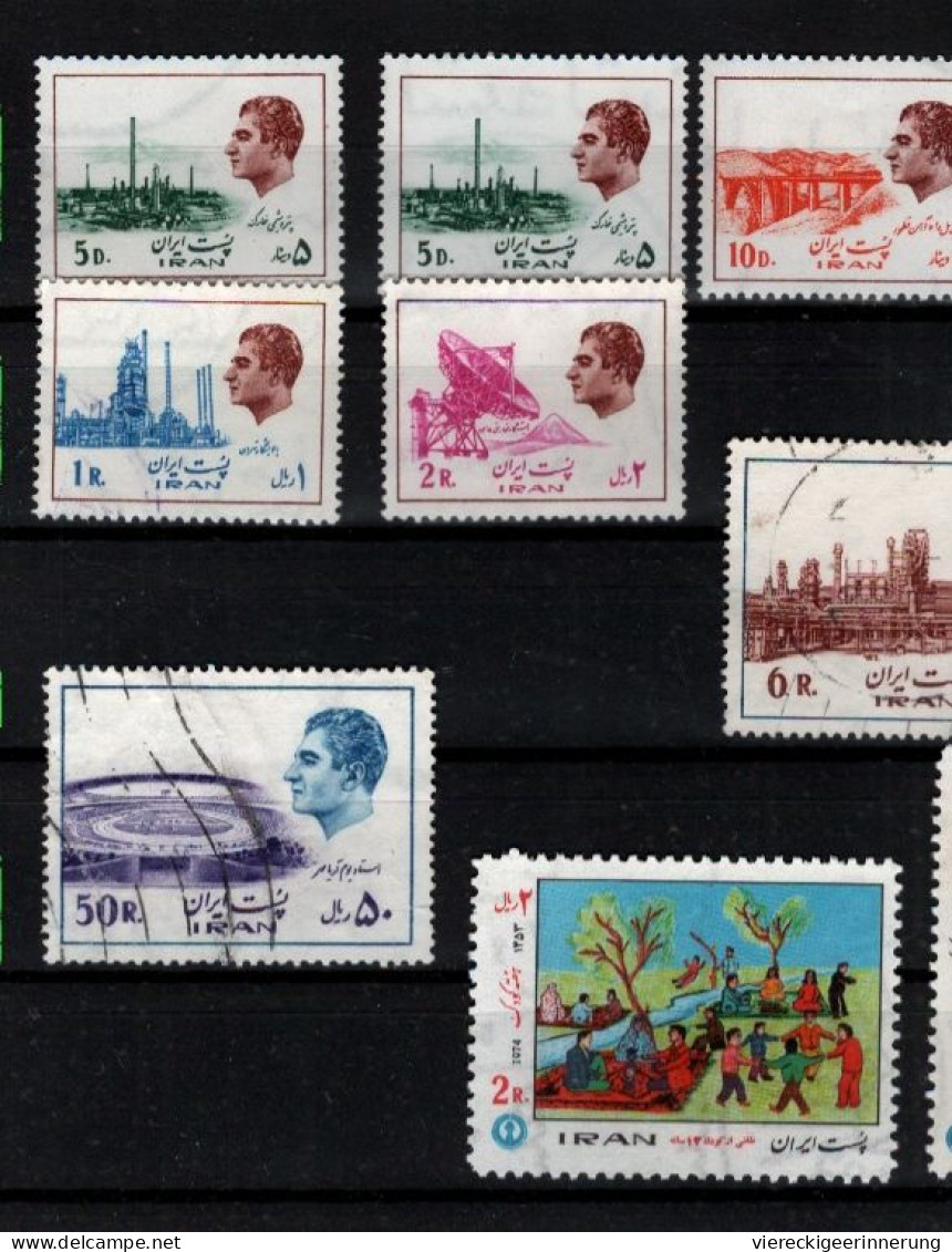 ! 1974-1976 Lot Of 59 Stamps From Persia, Persien, Iran - Iran