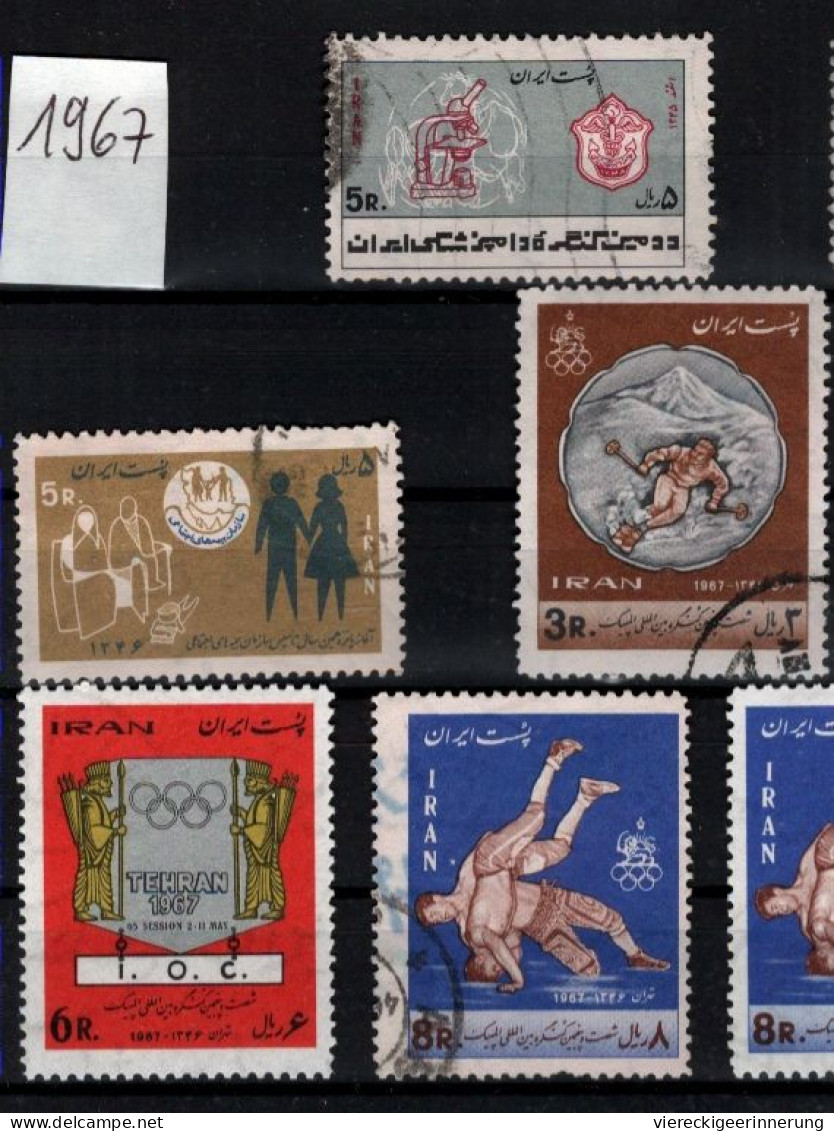 ! 1974-1976 Lot of 59 stamps from Persia, Persien, Iran