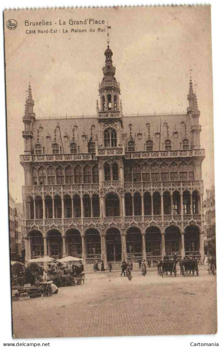 Bruxelles - La Grande Place - Côté Nord La Maison Du Roi - Brussel (Stad)