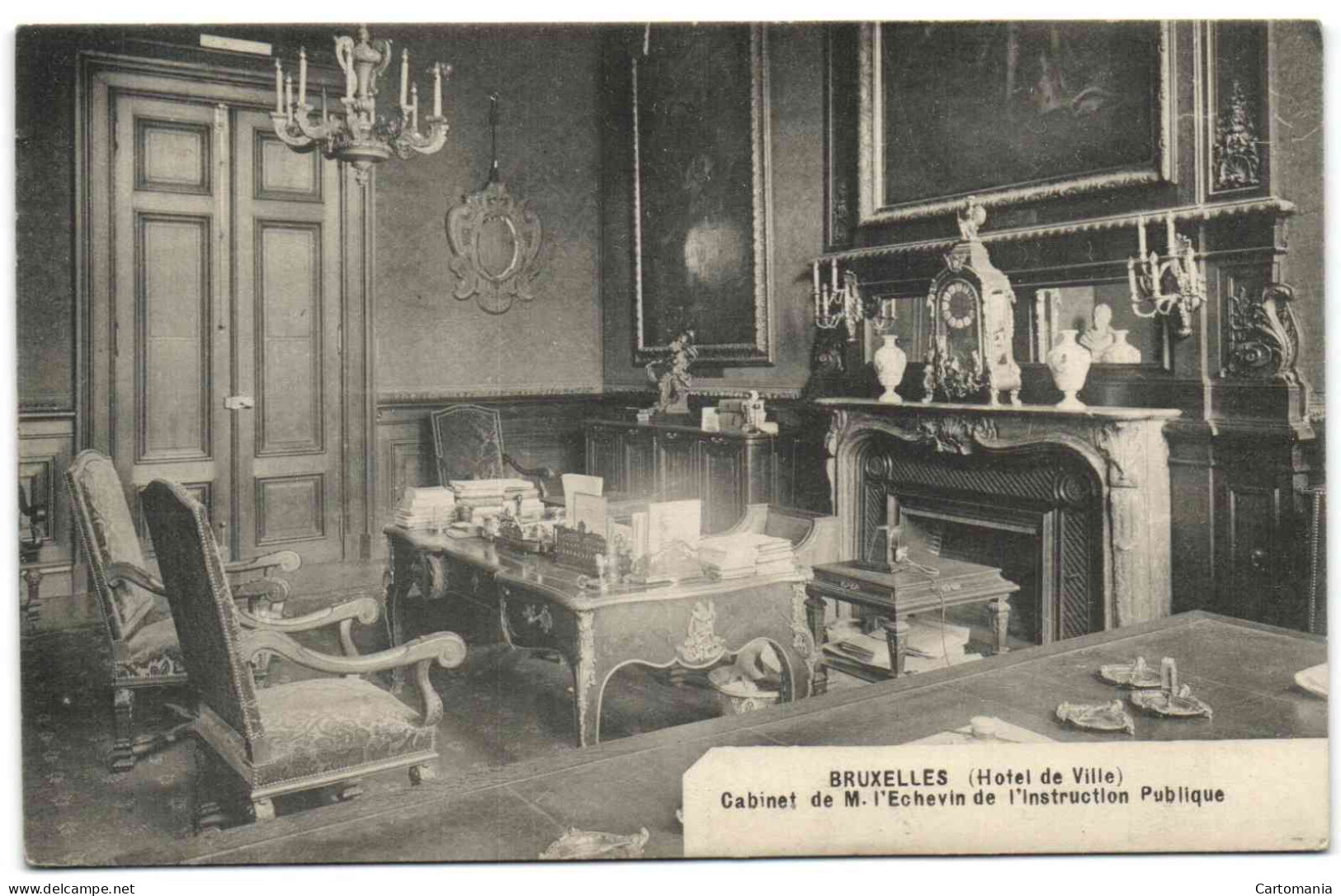 Bruxelles (Hôtel De Ville) - Cabinet De M. L'Echevin De L'instrucion Publique - Brussel (Stad)