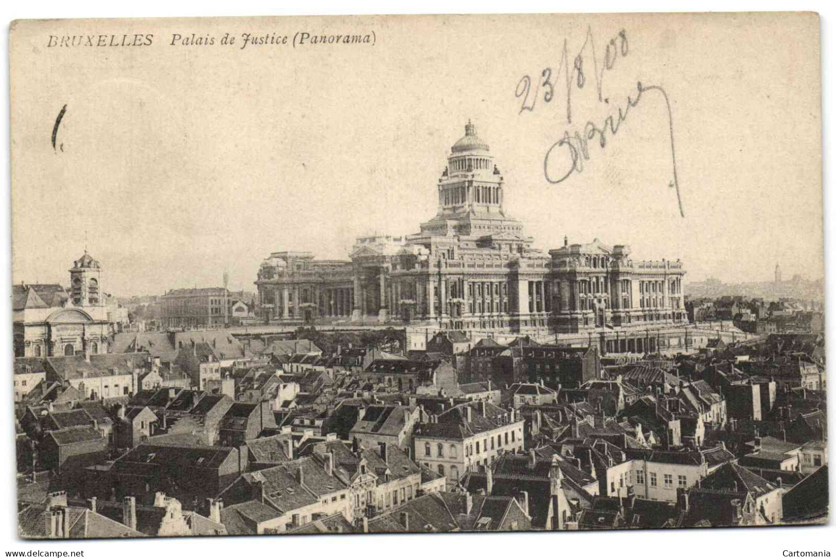 Bruxelles - Palais De Justice (Panorama) - Brussel (Stad)