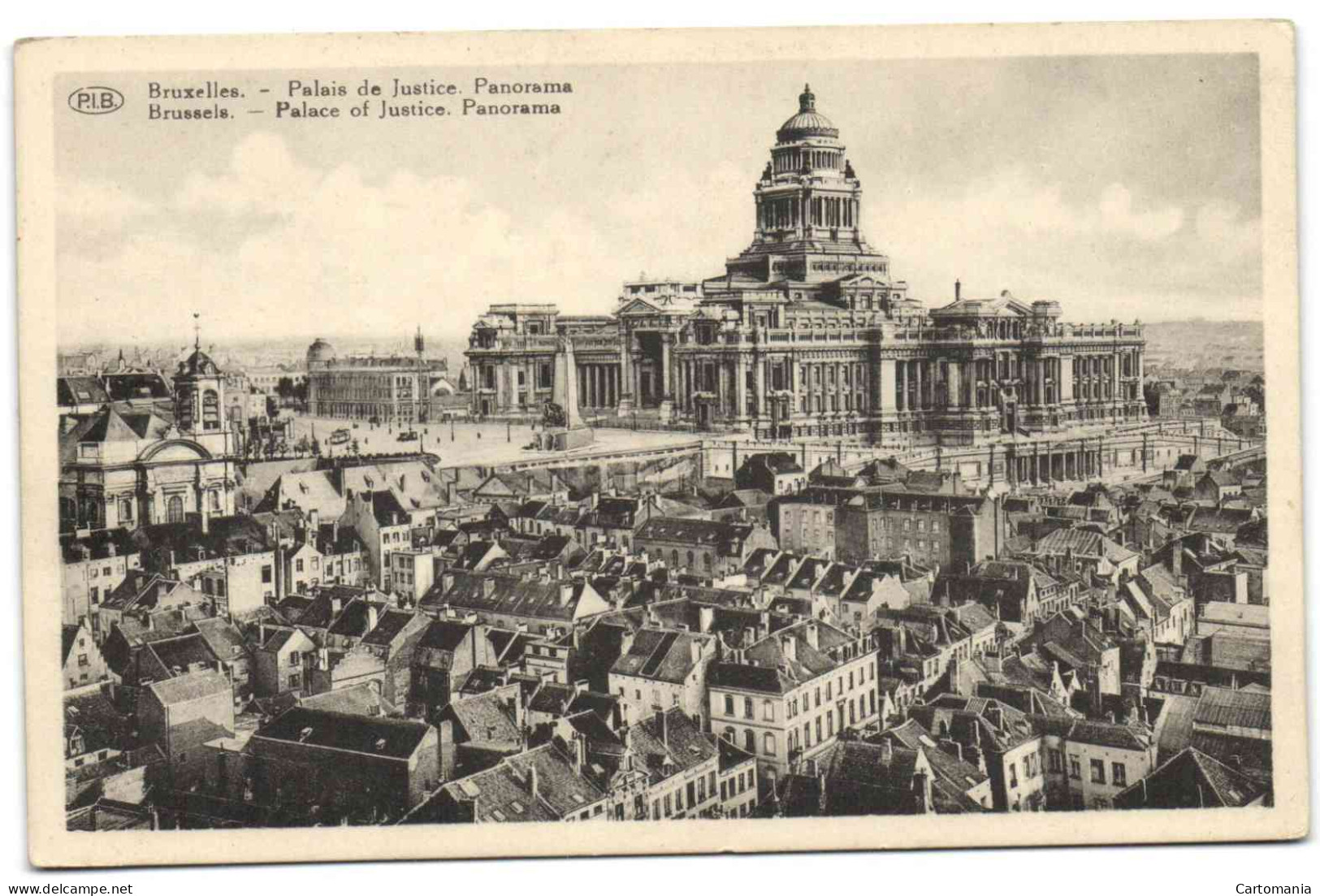 Bruxelles - Palais De Justice - Panorama - Brussel (Stad)