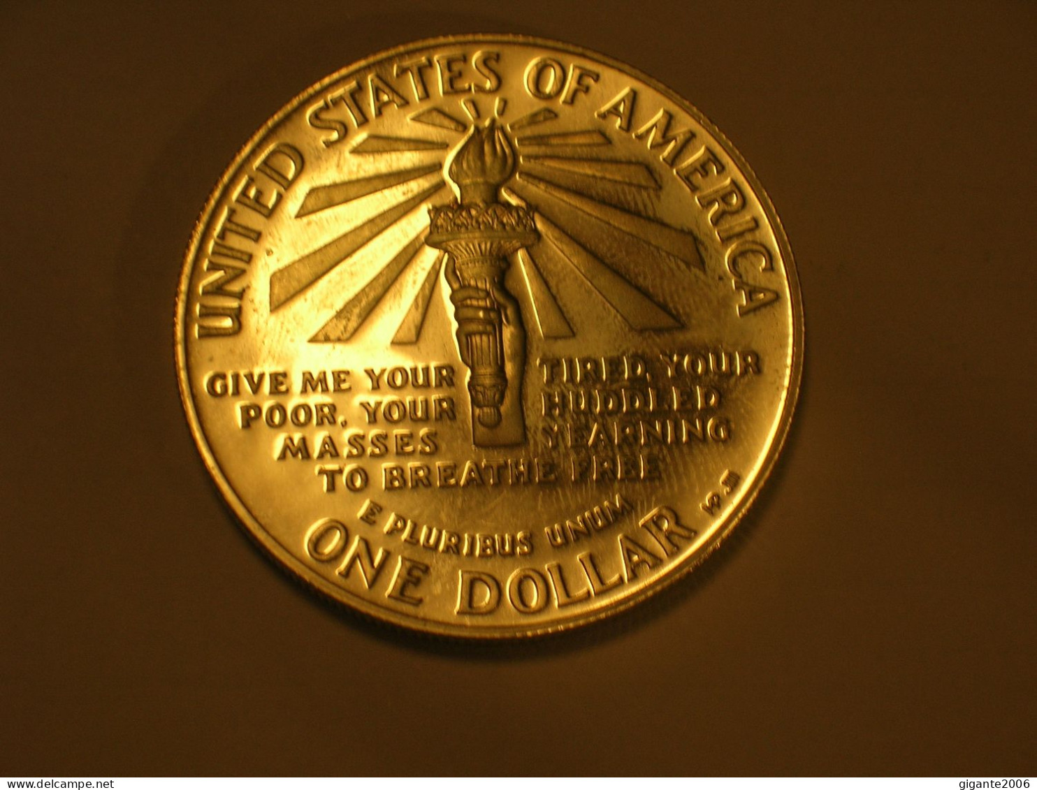 Estados Unidos/USA 1 Dolar Conmemorativo, 1986 S, Proof, Estatua De La Libertad (13940) - Gedenkmünzen