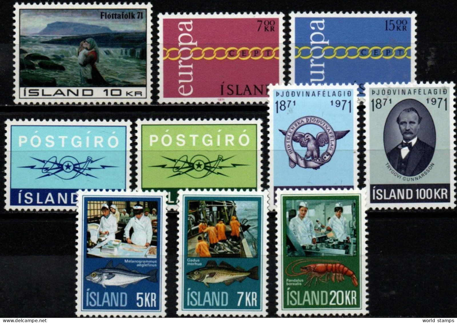 ISLANDE 1971 ** - Full Years