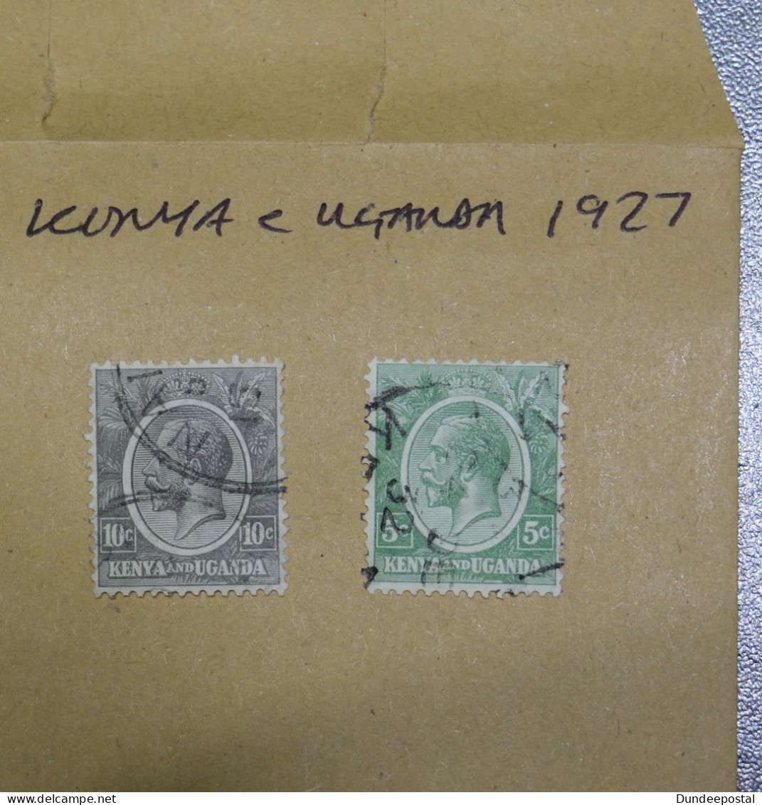 KENYA UGANDA   STAMPS  5c   10c   1927  Used   ~~L@@K~~ - Kenya & Oeganda