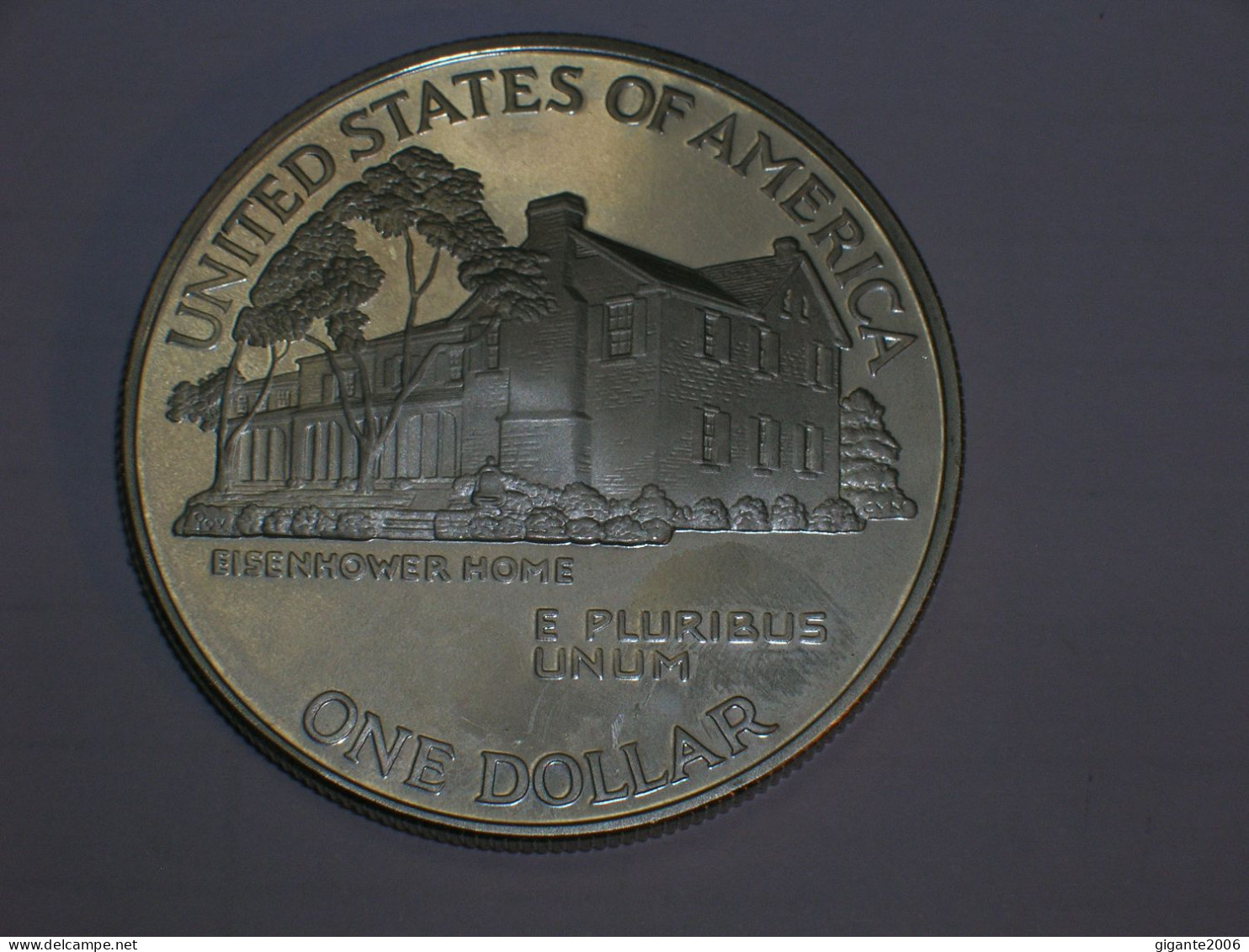 Estados Unidos/USA 1 Dolar Conmemorativo, 1990P, Proof, Centenario Eisenhower(13944) - Commemoratives