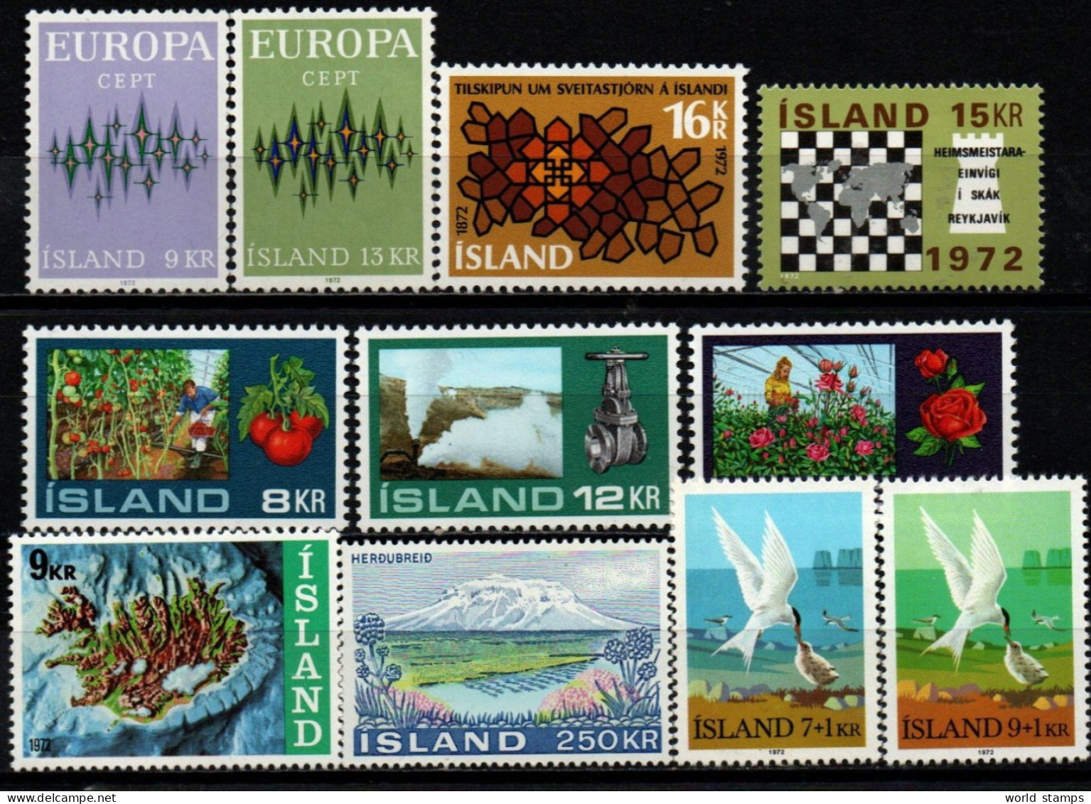 ISLANDE 1972 ** - Full Years