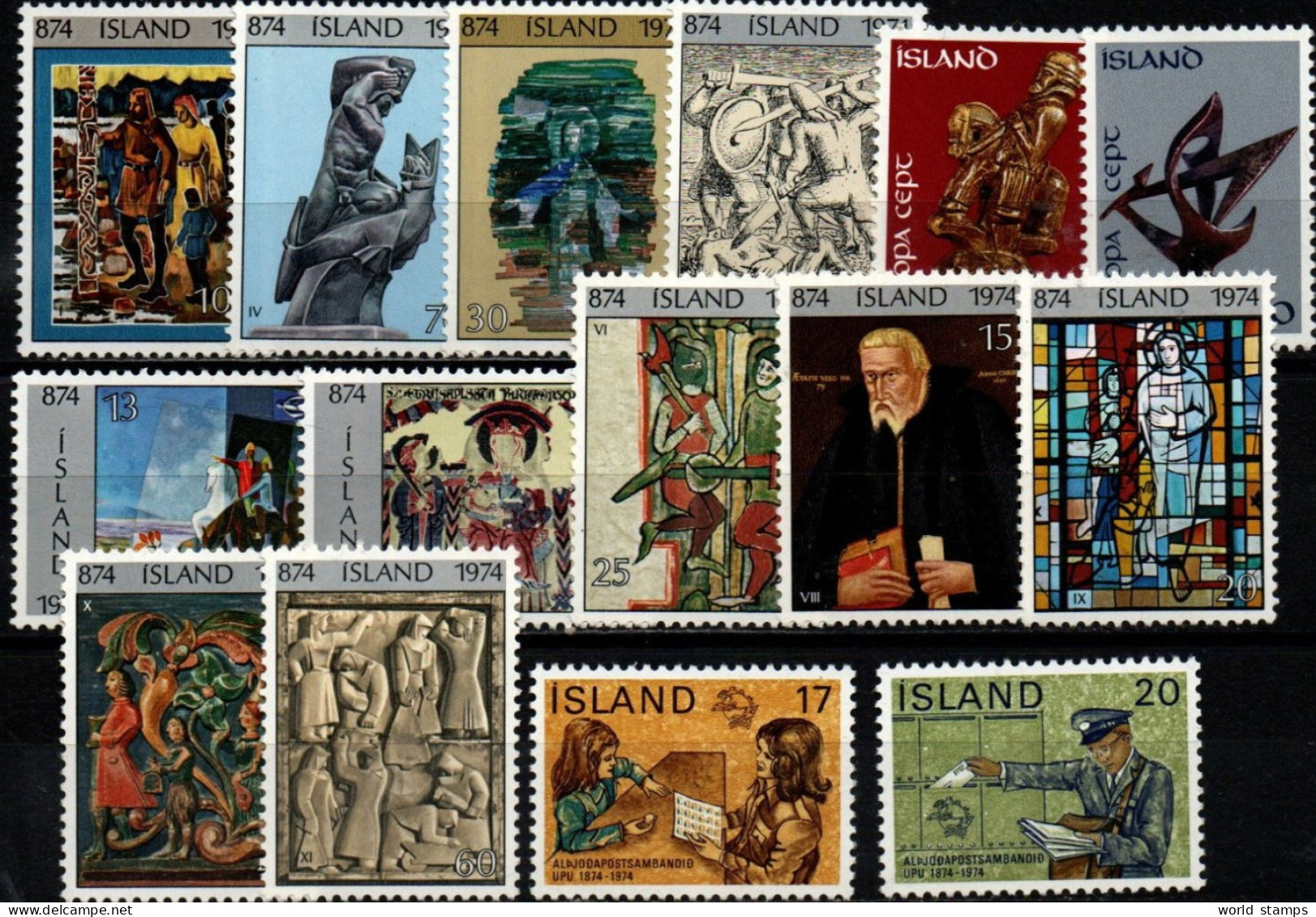 ISLANDE 1974 ** - Années Complètes