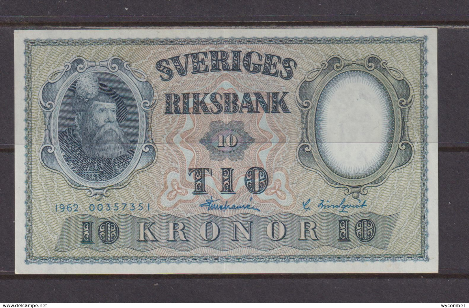 SWEDEN - 1962 10 Kronor XF Banknote As Scans - Zweden