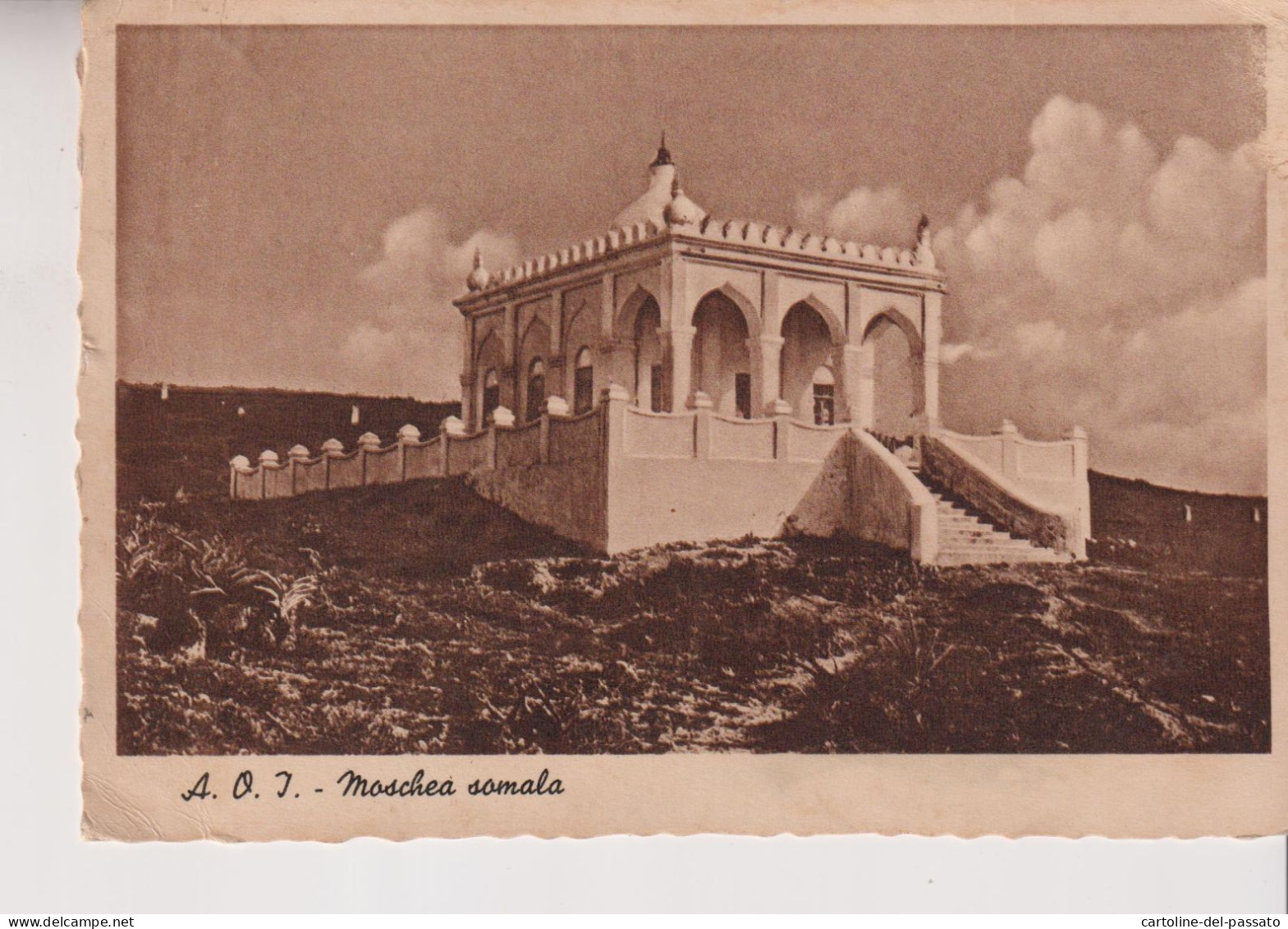 SOMALIA   A.O.I.  MOSCHEA SOMALA   VG  1937 - Somalia