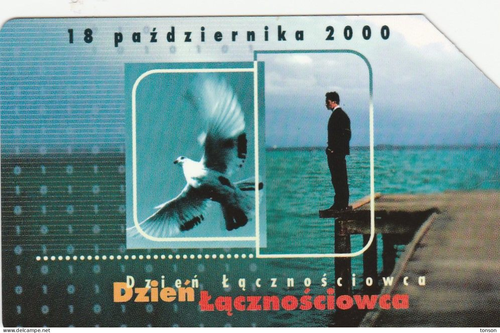 Poland, 0962, 18 Pazdziernika 2000, Bird, 2 Scans. - Pologne